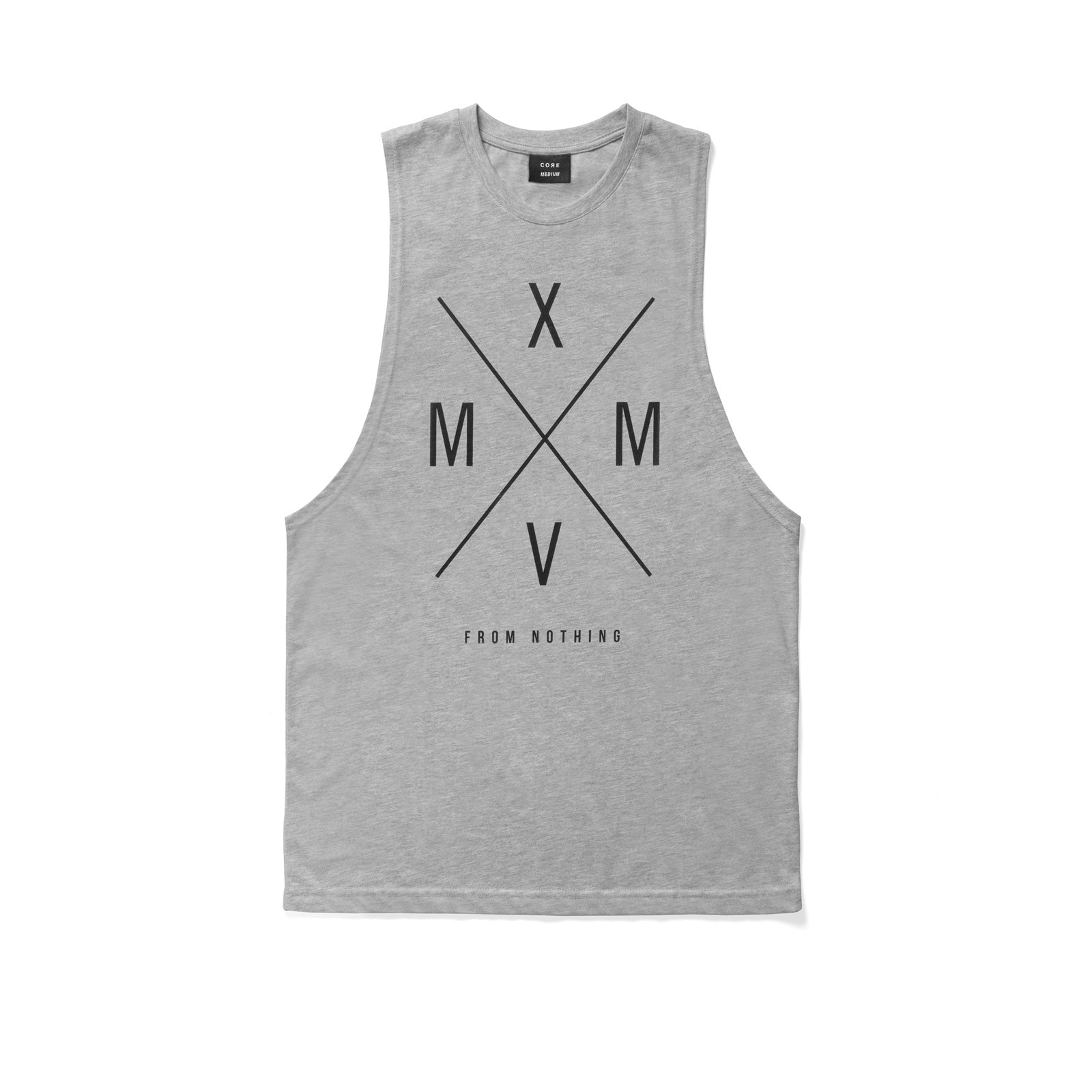 MMXV Cut Off Tank - grey/black