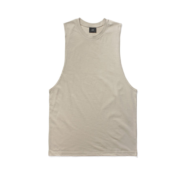 Essentials Cut Off Tank - sand