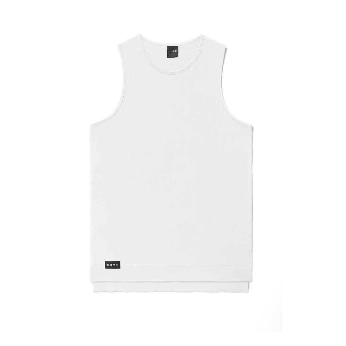 Side Split Tank - white