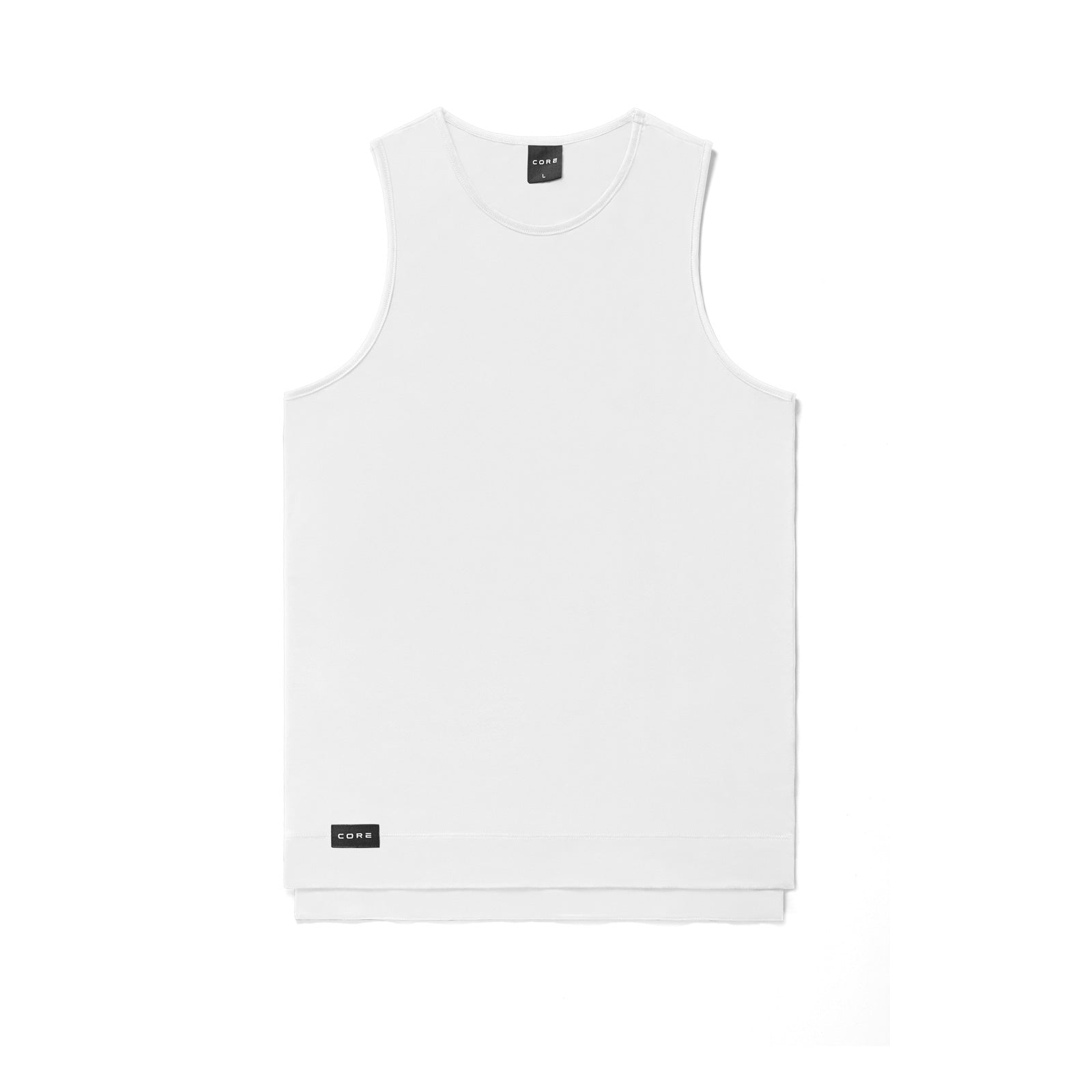 Side Split Tank - white
