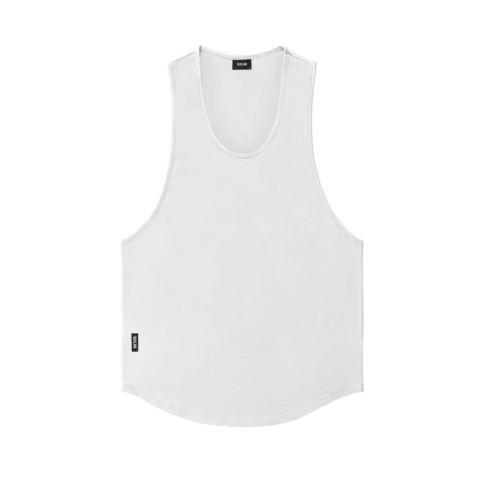 Round Fusion Tank - white