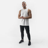 Outline Cut Off Tank - white