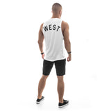 Winter League Cut Off Tank - white