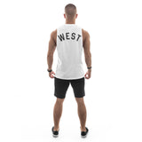 Winter League Cut Off Tank - white