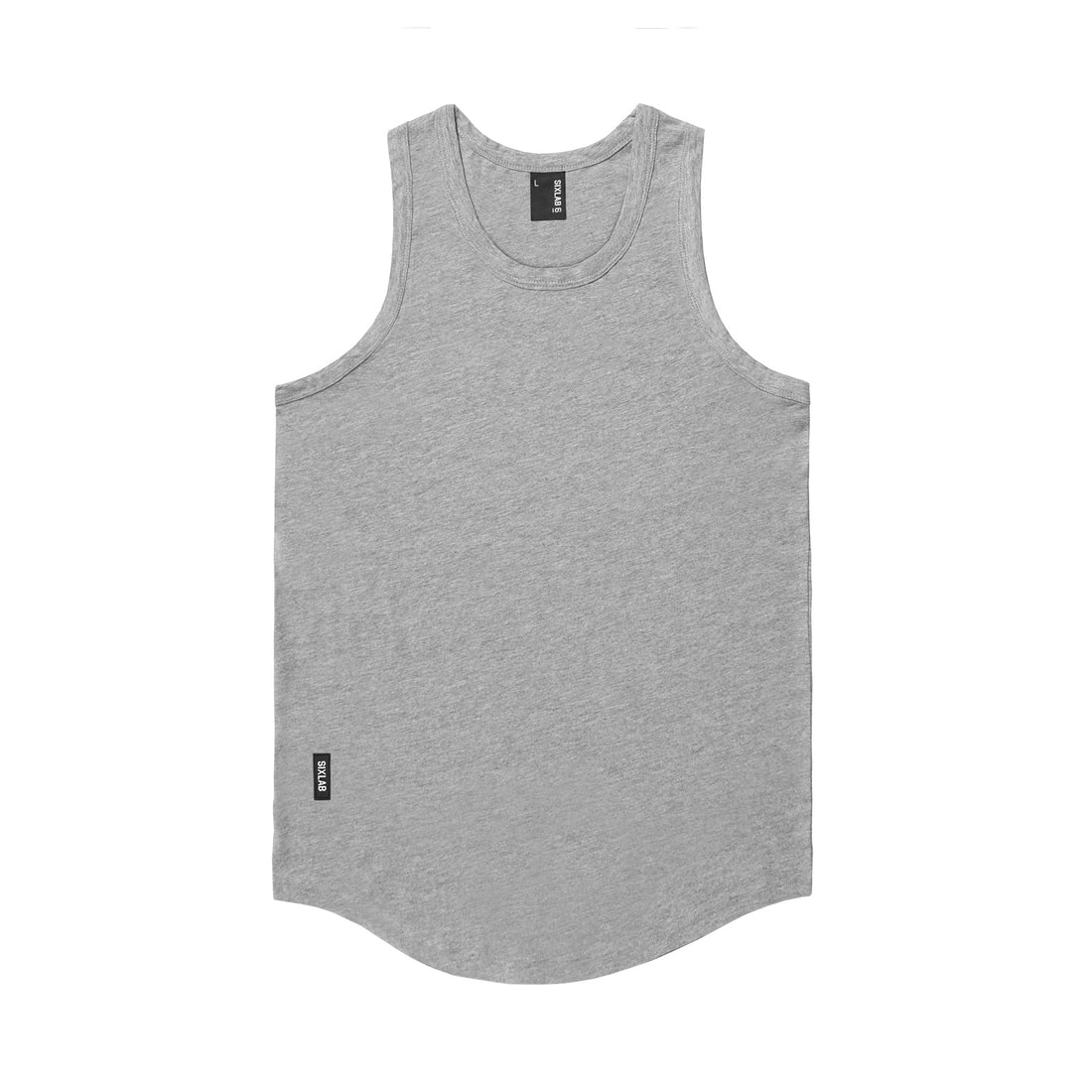 Round Tank - heather grey