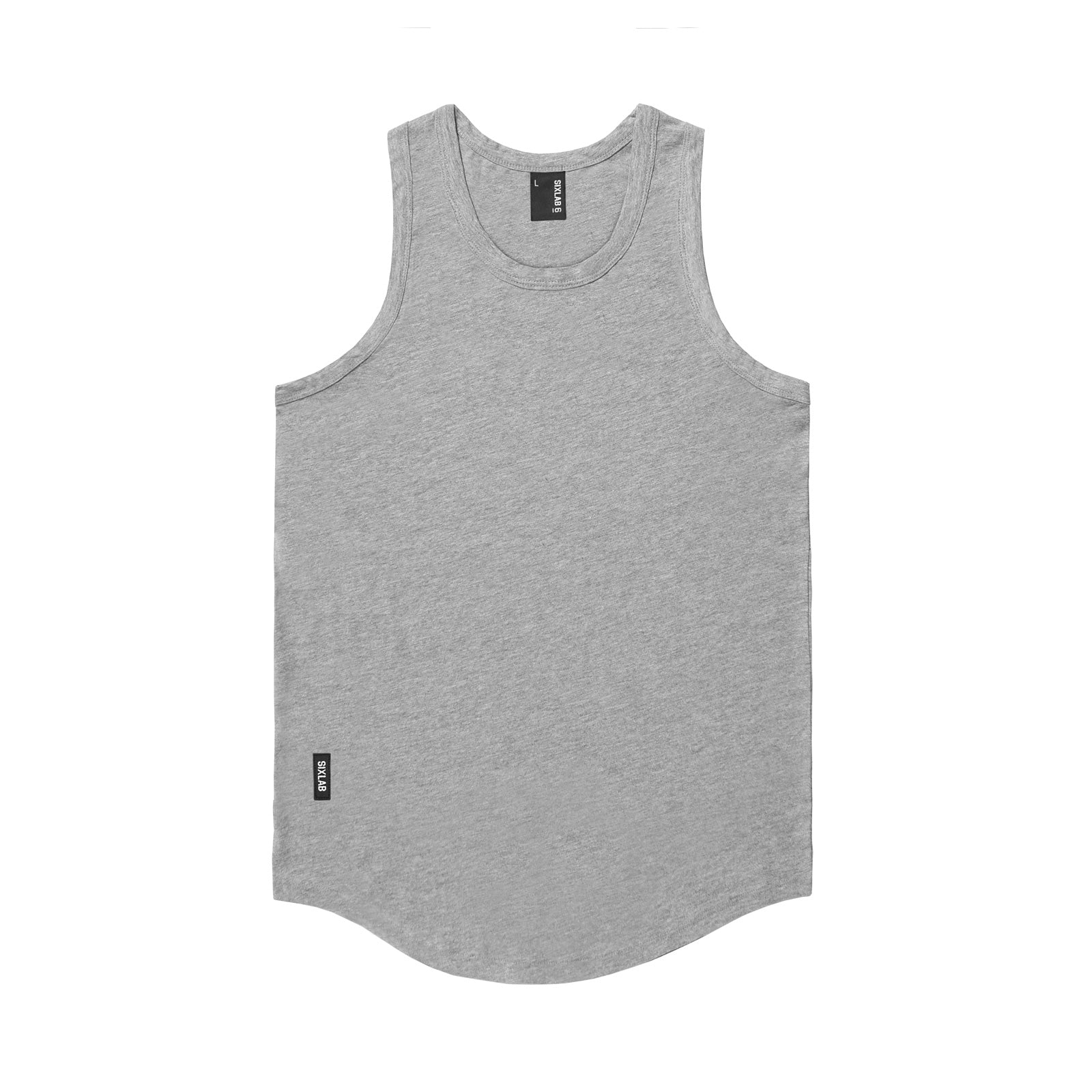 Round Tank - heather grey