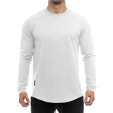 Round Longsleeve - white