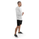 Round Longsleeve - white