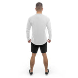 Round Longsleeve - white