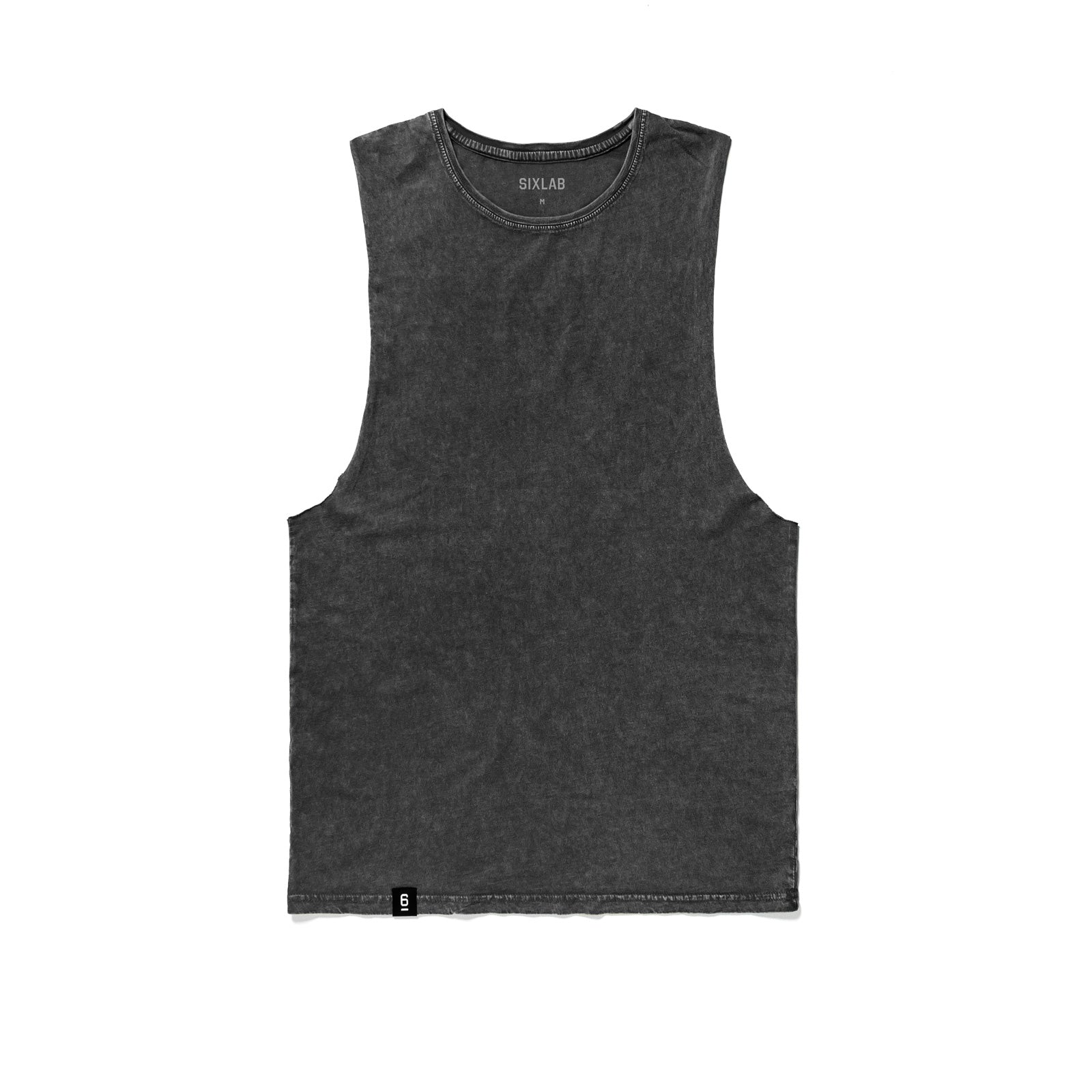 Vintage Cut Off Tank - washed black