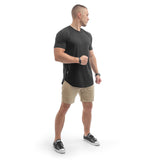 Round T-Shirt - black
