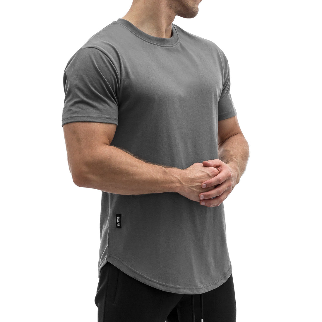 Round T-Shirt - dark grey