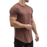 Round T-Shirt - maroon