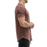 Round T-Shirt - maroon