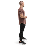 Round T-Shirt - maroon