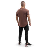 Round T-Shirt - maroon