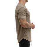 Round T-Shirt - brown