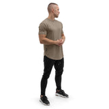 Round T-Shirt - brown