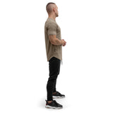 Round T-Shirt - brown