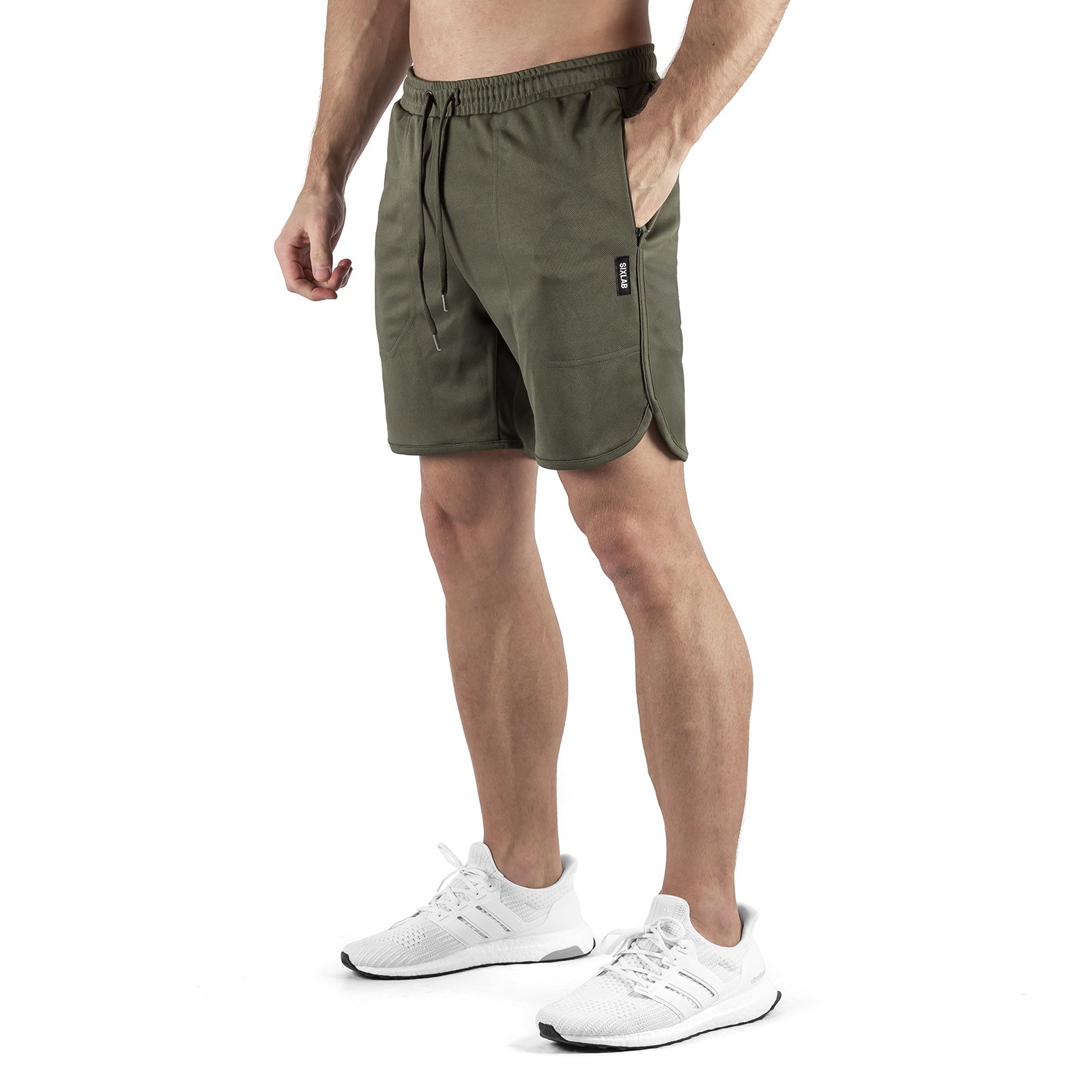 Hybrid Tech Shorts - olive