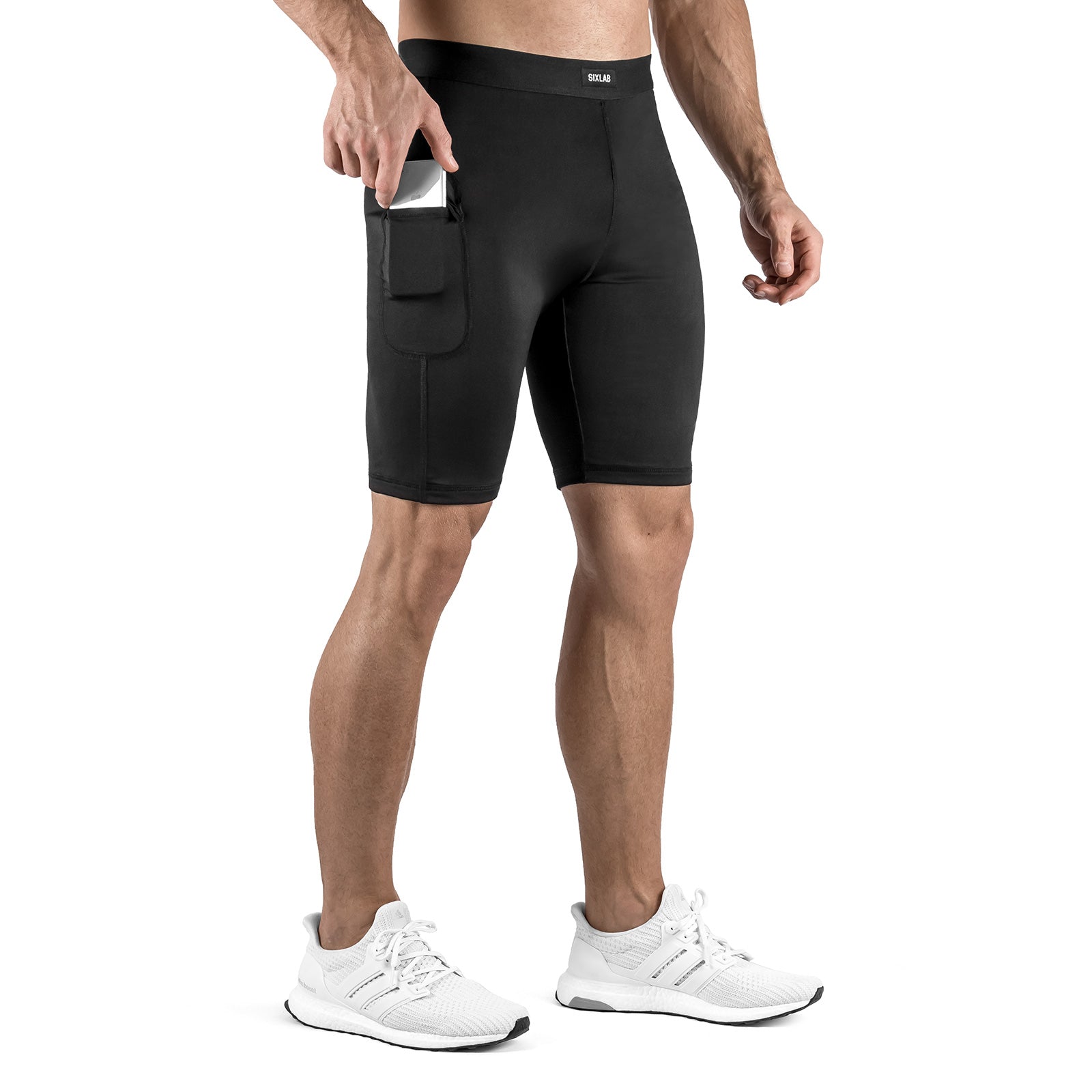 Half Leggings - black
