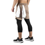 2-in-1 Set Long - brown/black