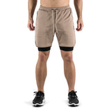 2-in-1 Set Short - brown/black