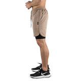 2-in-1 Set Short - brown/black