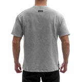 French Terry T-Shirt - washed grey