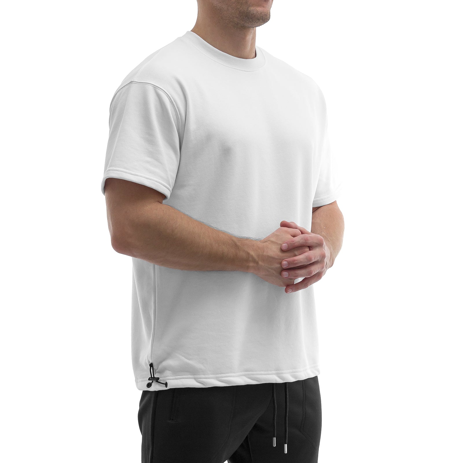 French Terry T-Shirt - white