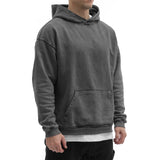 Heavy Oversize Hoodie - washed black