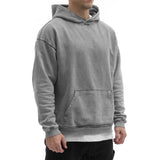 Heavy Oversize Hoodie - washed grey
