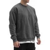 Heavy Oversize Sweatshirt - washed black