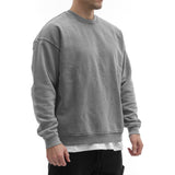 Heavy Oversize Sweatshirt - washed grey